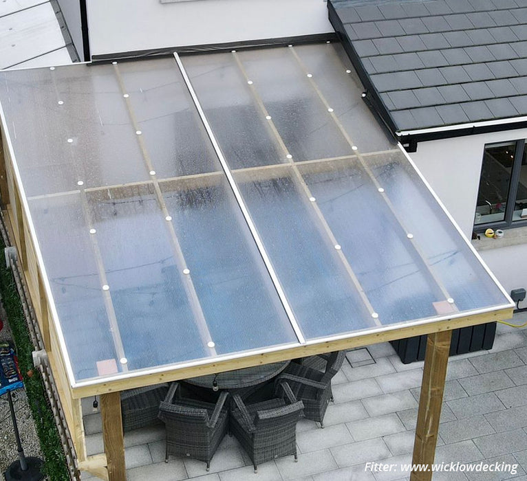 DIY Package - Clear Multiwall Polycarbonate Lean-To 3000 x 4200mm