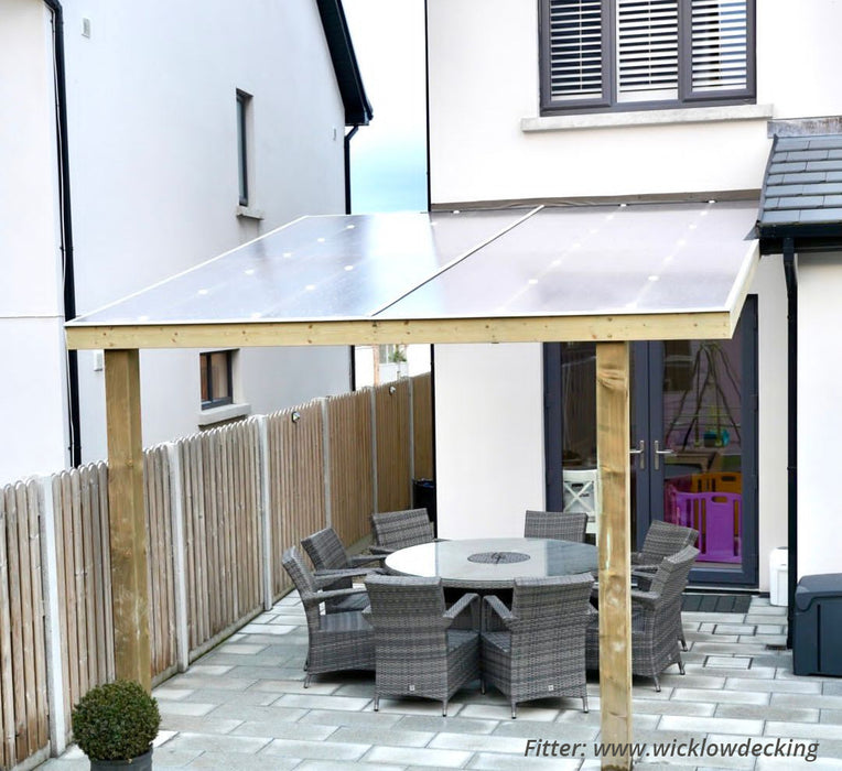 DIY Package - Clear Multiwall Polycarbonate Lean-To 3000 x 4200mm
